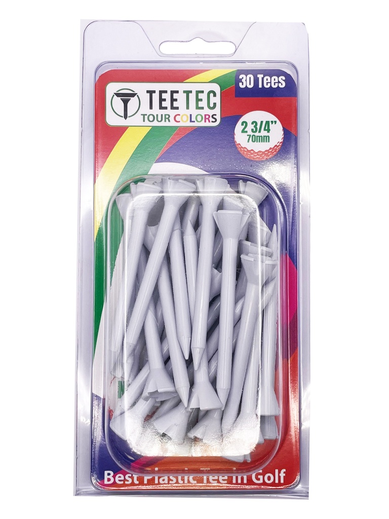 TEE TEC TOUR COLORS (COMPOSITE) 2 3/4 WHITE