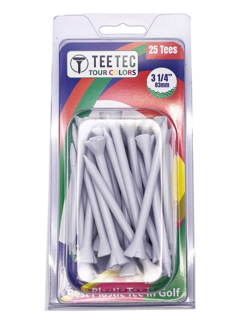 TEE TEC TOUR COLORS (COMPOSITE) 3 1/4 WHITE