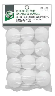 SOLID SHELL BALLS WHITE (12 PACK)