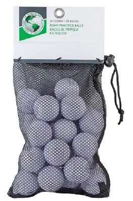 DIMPLE FOAM BALLS WHITE (24 PACK)