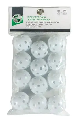 [425PB] AIR-FLO BALLS WHITE (12 PACK)