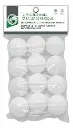 SOLID SHELL BALLS WHITE (12 PACK)