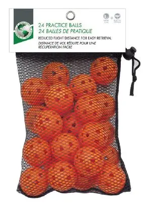[8832] AIR-FLOW PRACTICE BALLS ORANGE (24 PACK)